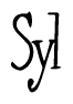 Cursive 'Syl' Text