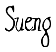 The image is a stylized text or script that reads 'Sueng' in a cursive or calligraphic font.