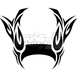 Tribal Flame Arm Band Tattoo Design