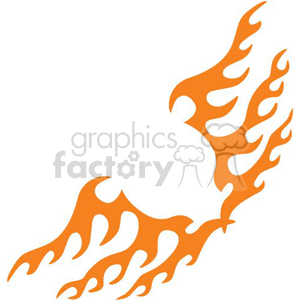 Abstract Flame Wing