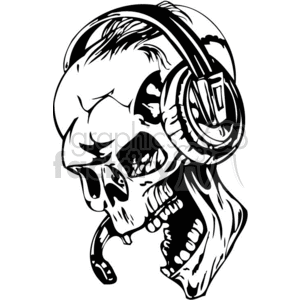 zombie pilot skull