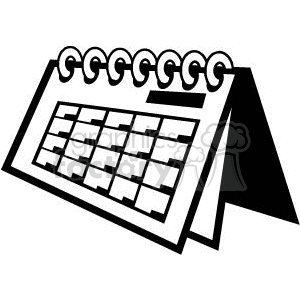 black and white calendar clipart #370696 at Graphics Factory