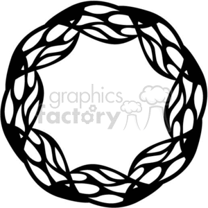Abstract Intertwined Circle Design