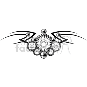 Aztec Flower Tattoo Design