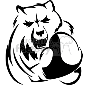 Bear boxing