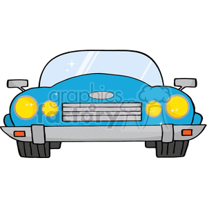 4323-Cartoon-Convertible-Car