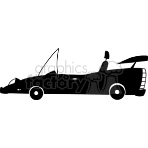 4332-Cartoon-Silhouette-Convertible-Car