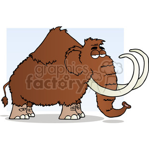   5110-Mammoth-Cartoon-Character-Royalty-Free-RF-Clipart-Image 