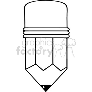 5866 Royalty Free Clip Art Cartoon Pencil