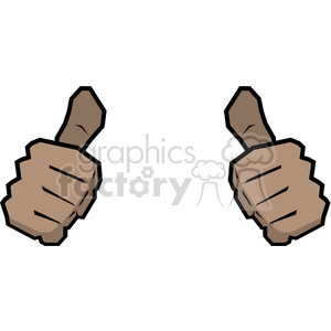 two thumbs up this person image African American