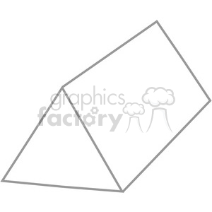 A simple clipart image of a geometric shape resembling an irregular quadrilateral, outlined in gray.