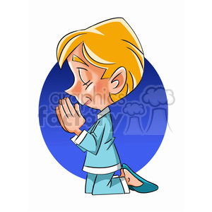   nino rezando cartoon character 