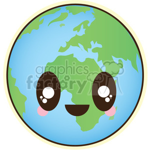 Earth cartoon character illustration