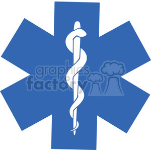   Blue medical Symbol 