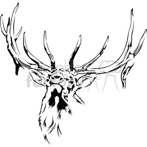 Download Black And White Elk Clipart Commercial Use Gif Jpg Png Eps Svg Ai Pdf Clipart 394987 Graphics Factory
