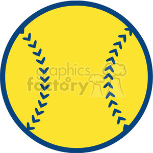 Yellow Baseball Ball