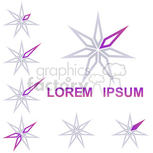 logo template star 010