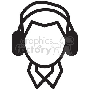 Person Listening To Music Vector Icon Clipart Commercial Use Gif Jpg Png Svg Ai Pdf Icon Graphics Factory