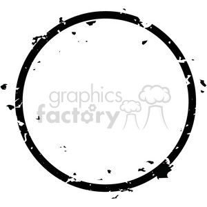 A distressed black circle with a rough, weathered texture on a white background, suitable for design and graphic projects.