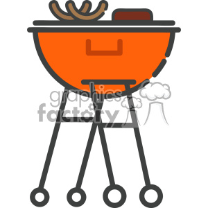 Barbeque stand clip art vector images