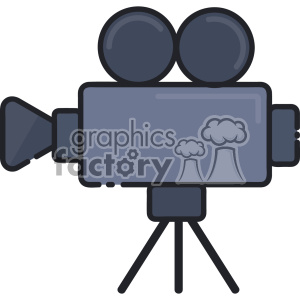 Video camera vector clip art images