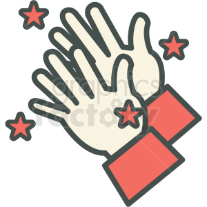 magic hands vector icon