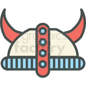 viking hat vector icon