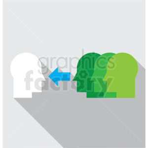 social media with square background icon clip art