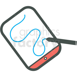 drawing app smart device vector icon