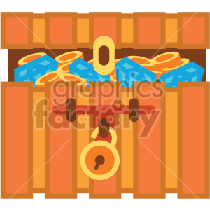 treasure chest vector game art icons