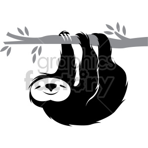 Download Sloth Hanging On A Branch Clipart Commercial Use Gif Jpg Png Eps Svg Ai Pdf Clipart 407576 Graphics Factory