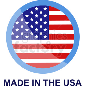 circle made in the usa icon