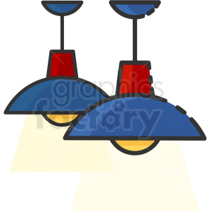   ceiling lamps clipart 
