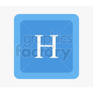 blue hospital icon design