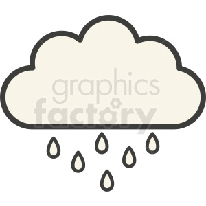 Rain Weather Cloud Vector Clipart Commercial Use Gif Jpg Png Eps Svg Ai Pdf Clipart Graphics Factory
