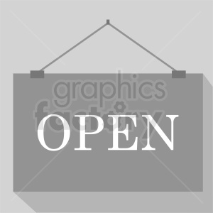   open sign clipart 