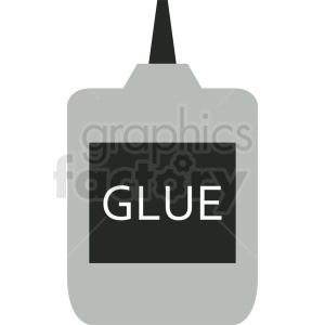   glue bottle clipart icon 