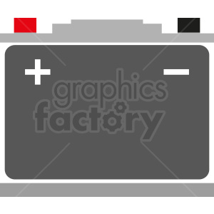 car battery vector icon