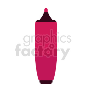 Illustration of a red highlighter marker.