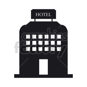 hotel vector clipart