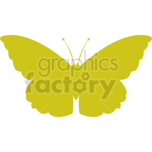 butterfly silhouette vector clipart 05