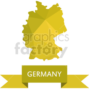 germany yellow vector clipart