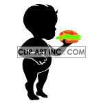 animated hungry silhouette guy