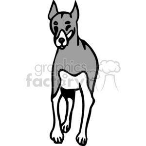 Doberman Pinscher - Stylized Canine