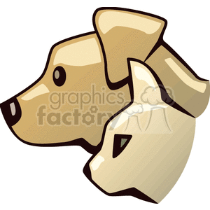 Cartoon Canines - Two Dogs Graphic