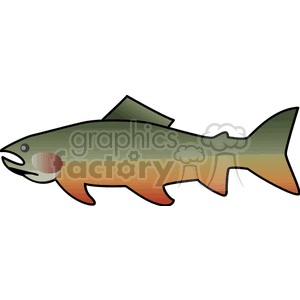 Cartoon Lake Fish