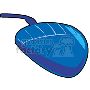 Blue Computer Mouse