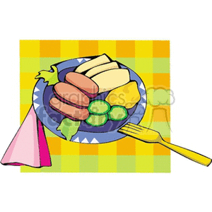 Colorful Breakfast Plate