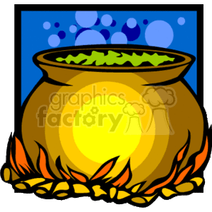 Cartoon cauldron