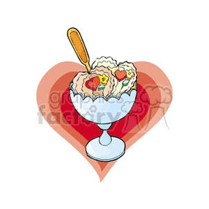 Romantic Ice Cream Sundae